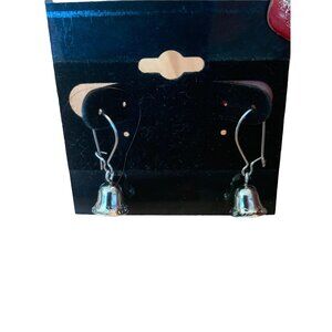 🌸3/$15🌸Vintage Etched Silver Bell Dangling Earrings